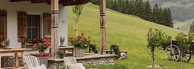 Ferienhaus am Berg in Österreich im Sommer