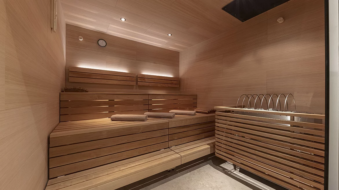 Biosauna im Spa Bereich im Hotel Unterschwarzachhof