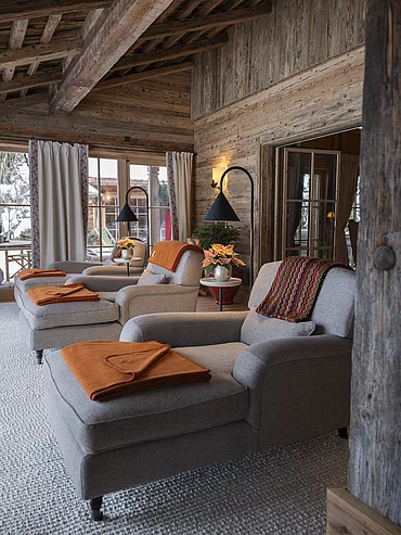 Wintergarten im Chalet Die Schmiedalm