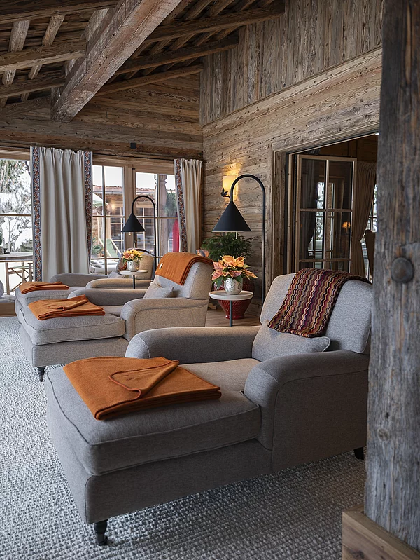 Wintergarten im Chalet Die Schmiedalm